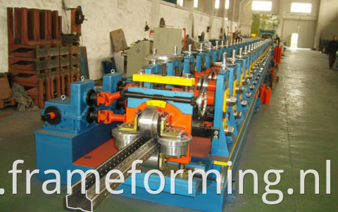 storage shelf upright pillar forming machine